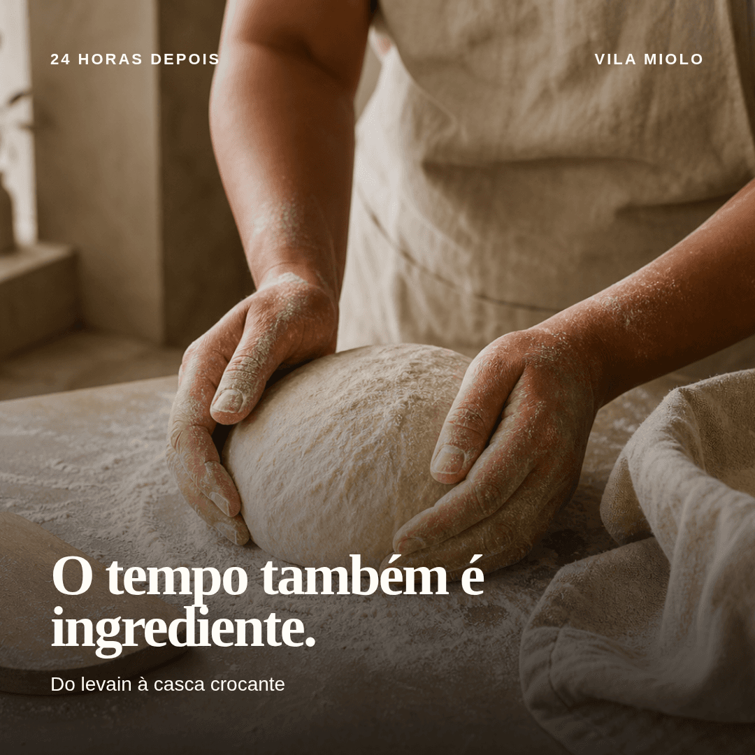 Peça social sobre o processo artesanal