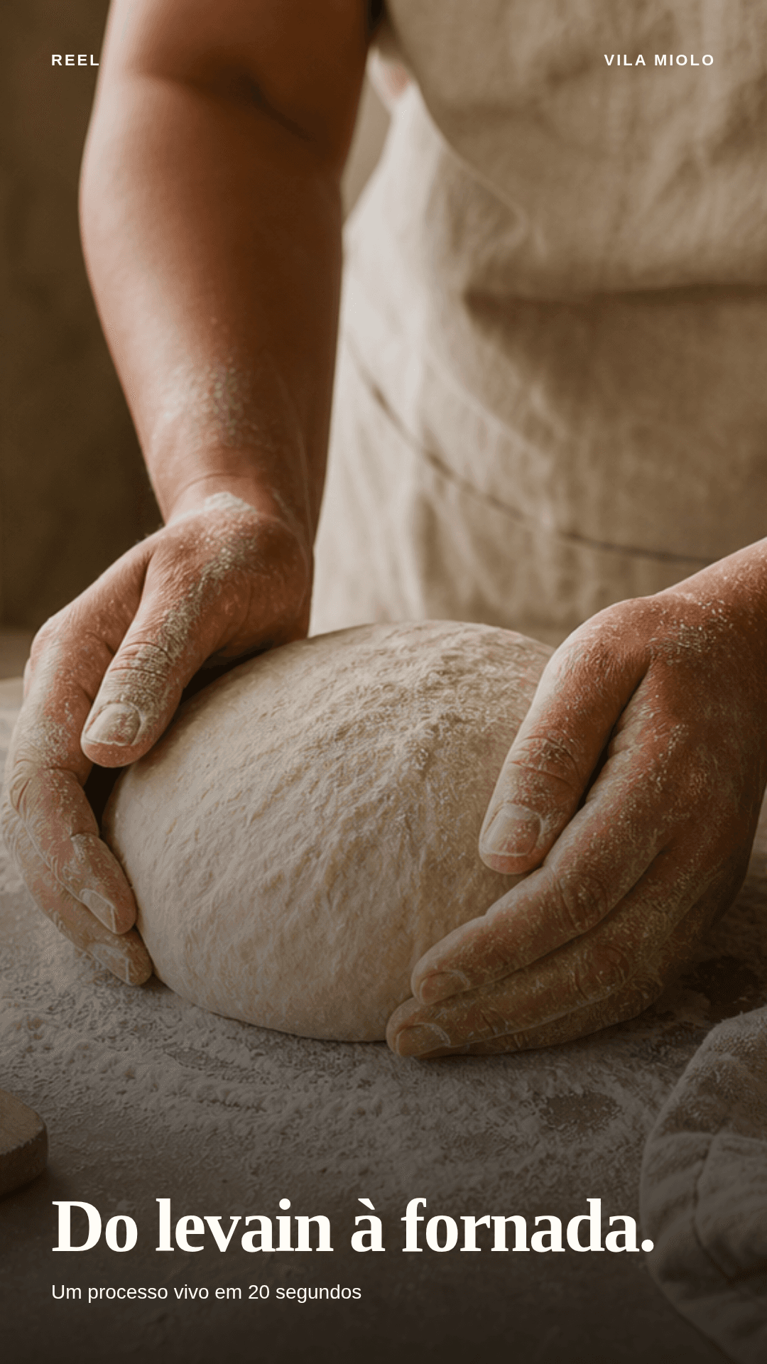 Capa do Reel sobre o processo do pão
