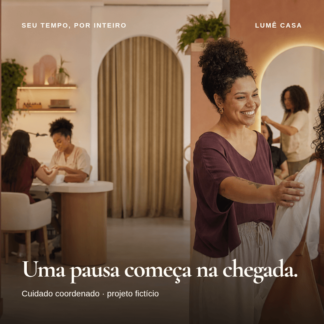 Post: Uma pausa começa na chegada